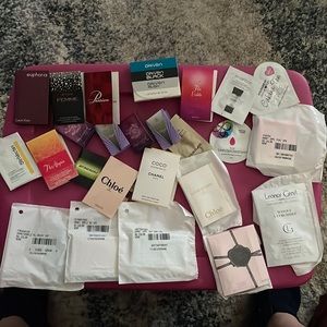 Samples named perfume...NEVER OPENED/SAMPLED